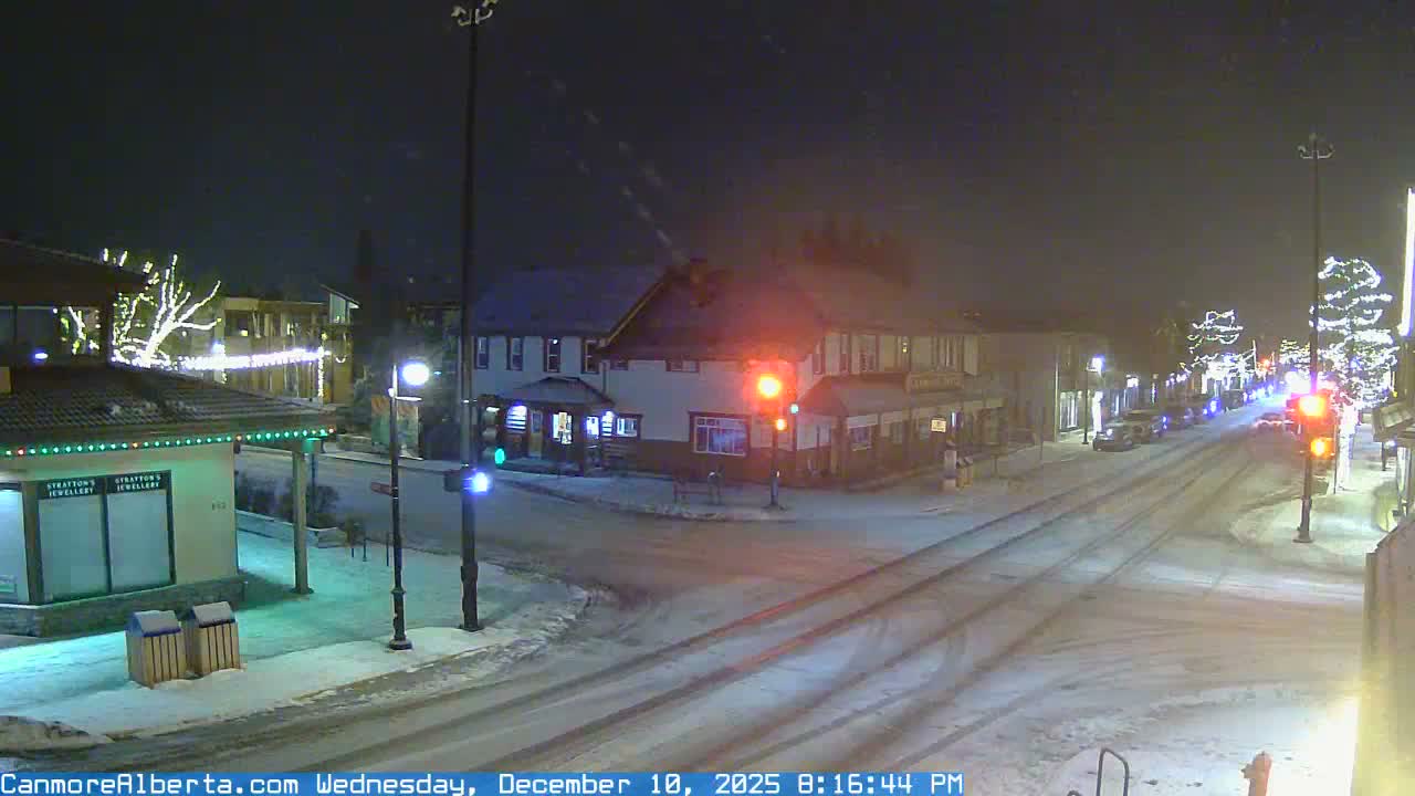 Canmore Downtown Live Cam -  Canmore, Alberta's Rockies, Alberta, Canada