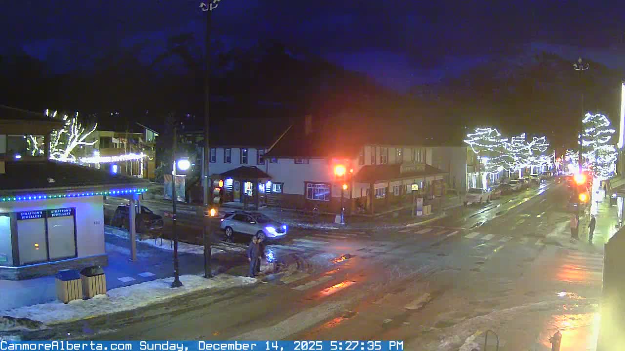 Canmore Downtown Live Cam -  Canmore, Alberta's Rockies, Alberta, Canada