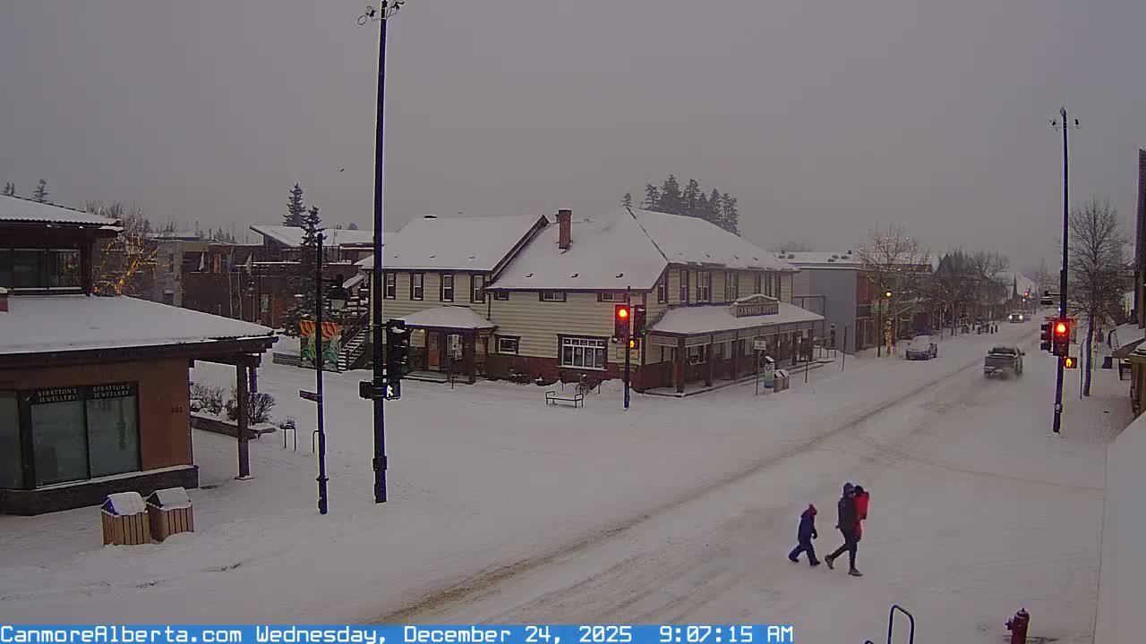 Canmore Downtown Live Cam -  Canmore, Alberta's Rockies, Alberta, Canada