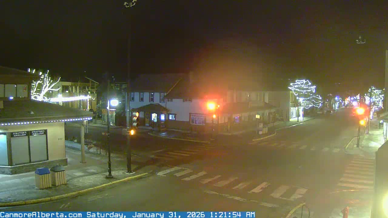 Canmore Downtown Live Cam -  Canmore, Alberta's Rockies, Alberta, Canada