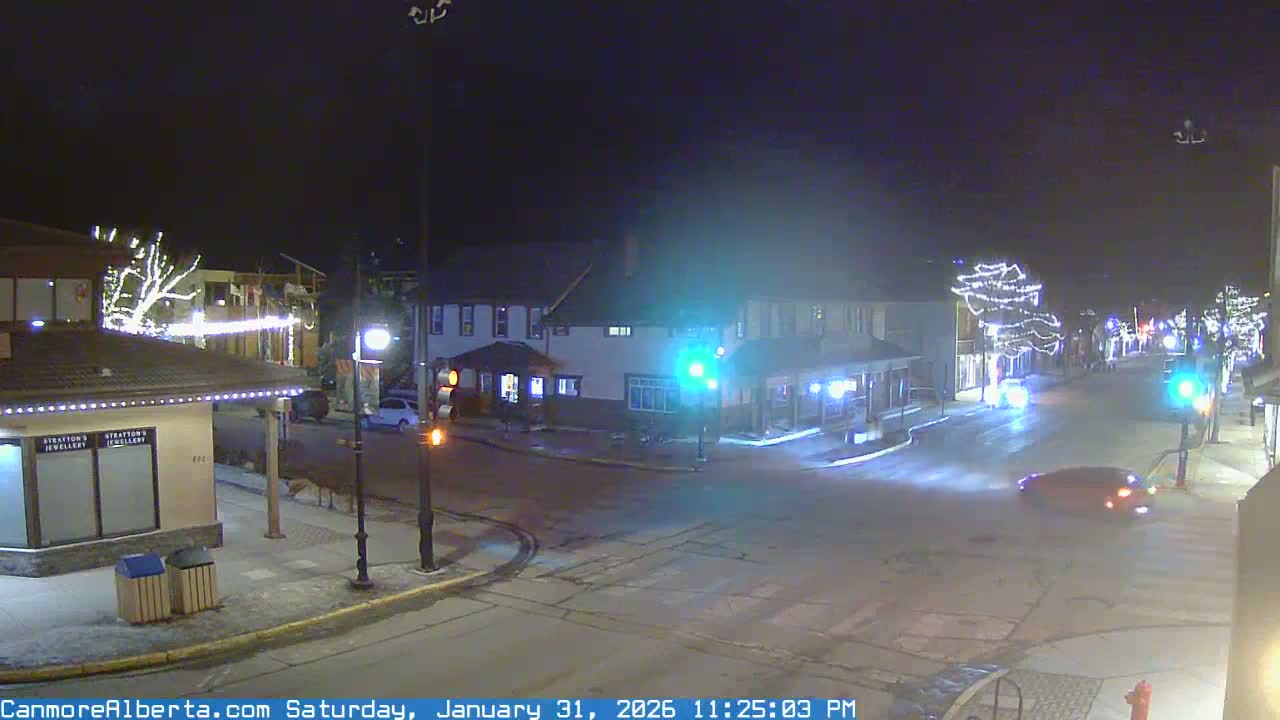 Canmore Downtown Live Cam -  Canmore, Alberta's Rockies, Alberta, Canada