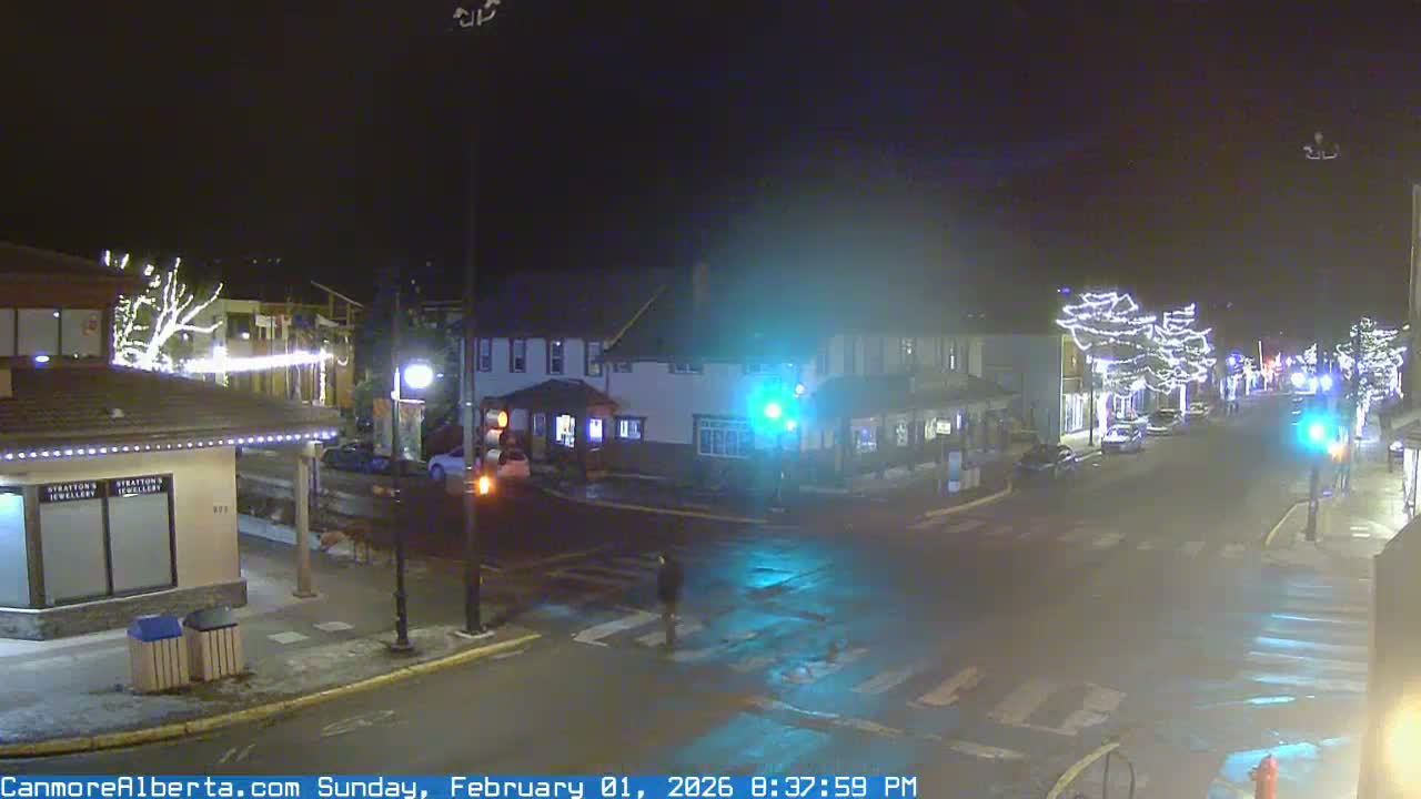 Canmore Downtown Live Cam -  Canmore, Alberta's Rockies, Alberta, Canada