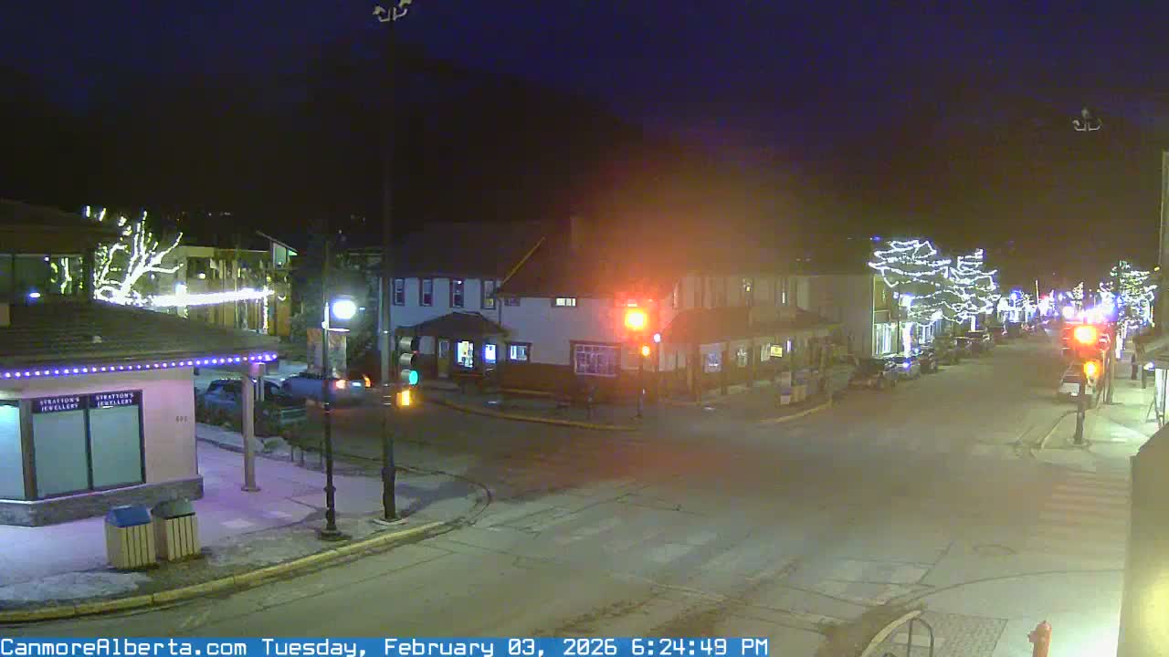 Canmore Downtown Live Cam -  Canmore, Alberta's Rockies, Alberta, Canada
