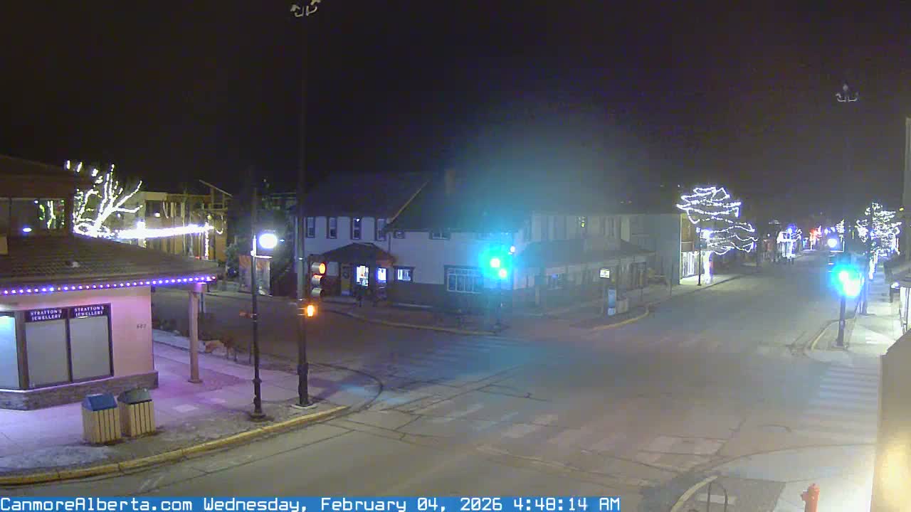 Canmore Downtown Live Cam -  Canmore, Alberta's Rockies, Alberta, Canada