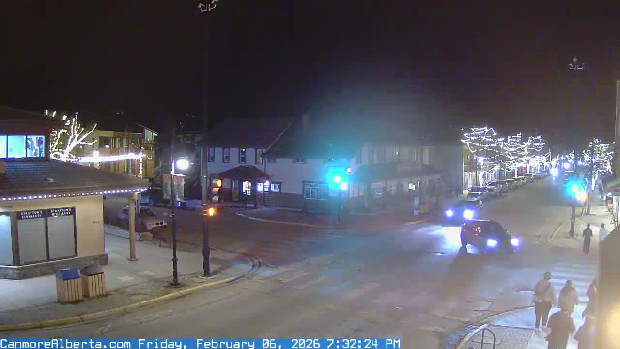 Canmore Downtown Live Cam -  Canmore, Alberta's Rockies, Alberta, Canada