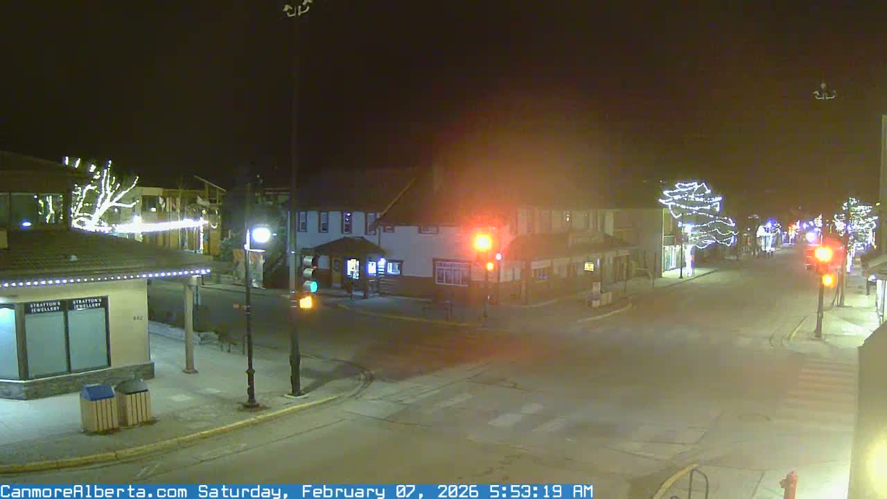 Canmore Downtown Live Cam -  Canmore, Alberta's Rockies, Alberta, Canada