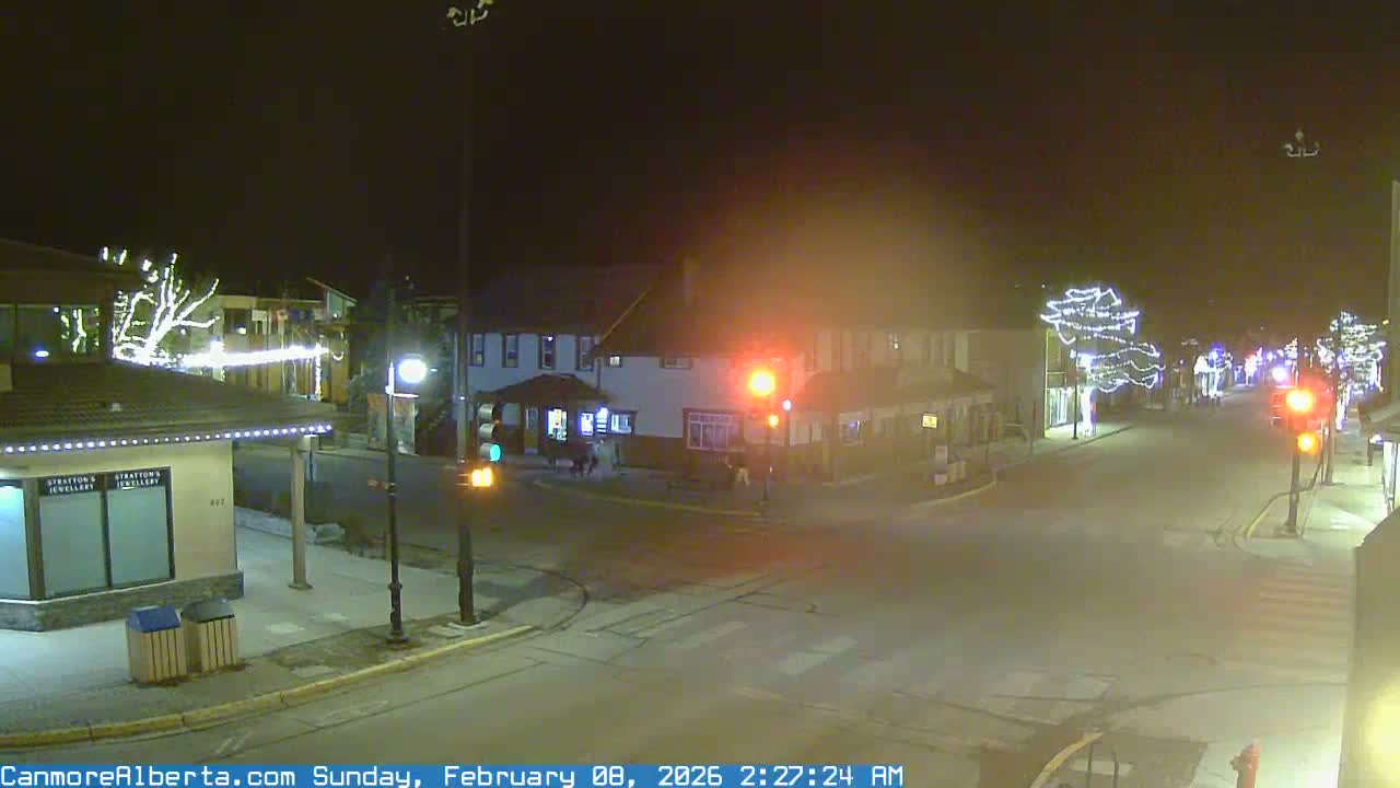 Canmore Downtown Live Cam -  Canmore, Alberta's Rockies, Alberta, Canada