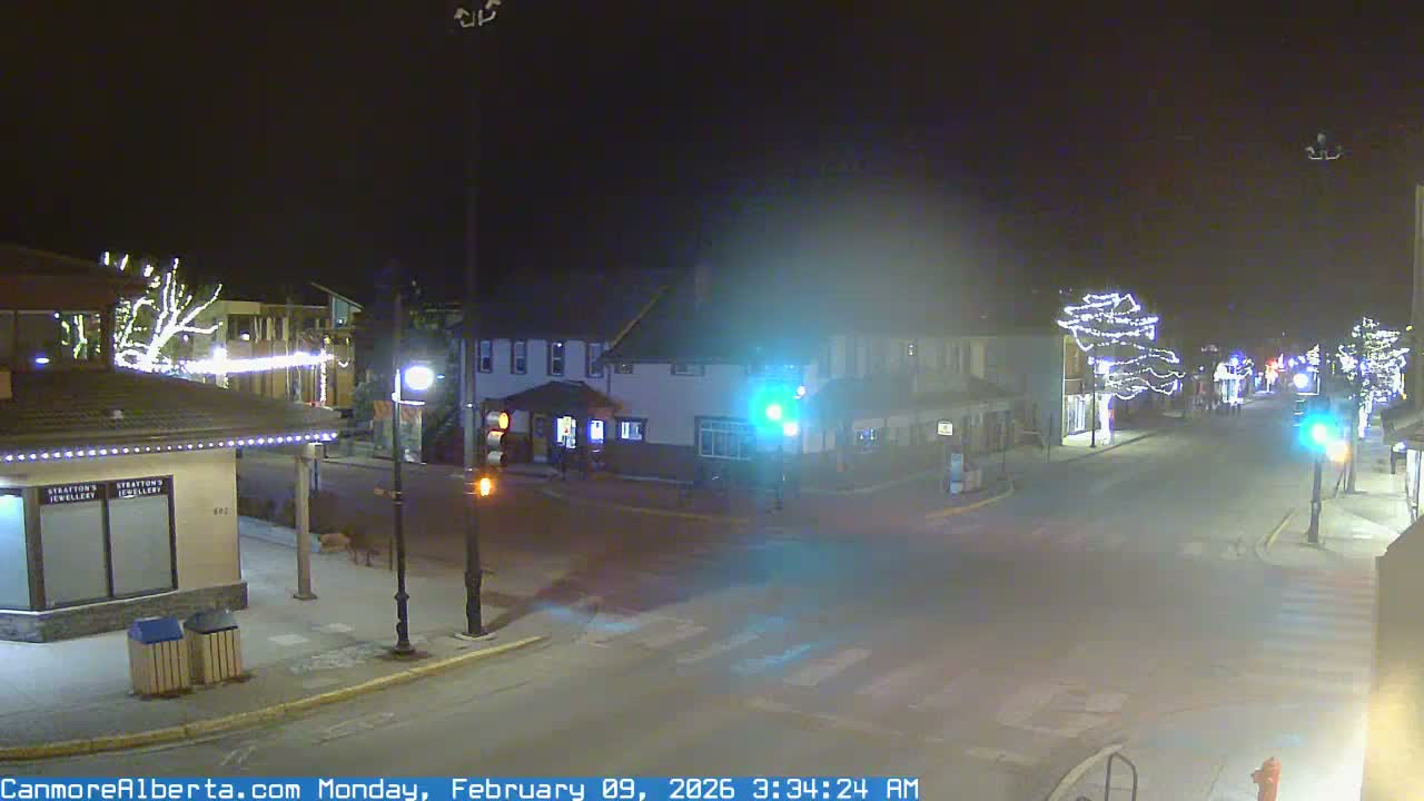 Canmore Downtown Live Cam -  Canmore, Alberta's Rockies, Alberta, Canada