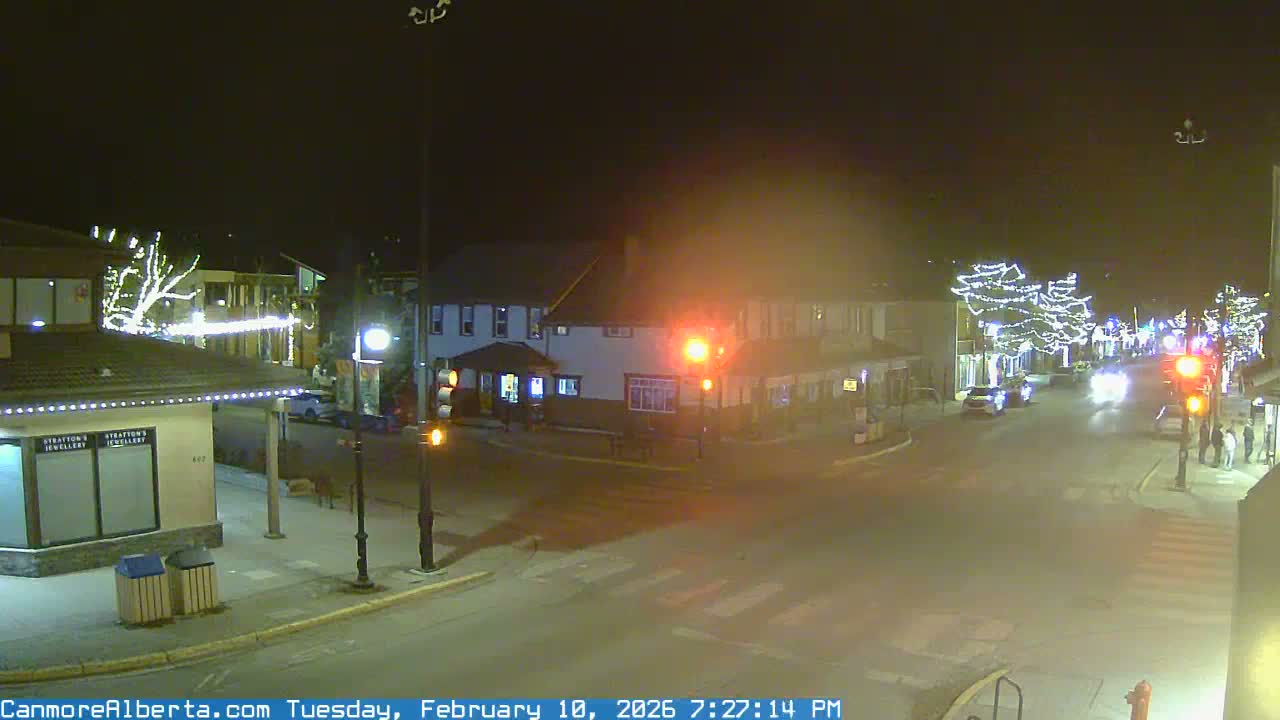 Canmore Downtown Live Cam -  Canmore, Alberta's Rockies, Alberta, Canada
