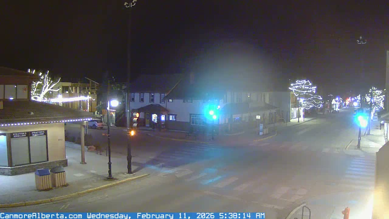 Canmore Downtown Live Cam -  Canmore, Alberta's Rockies, Alberta, Canada