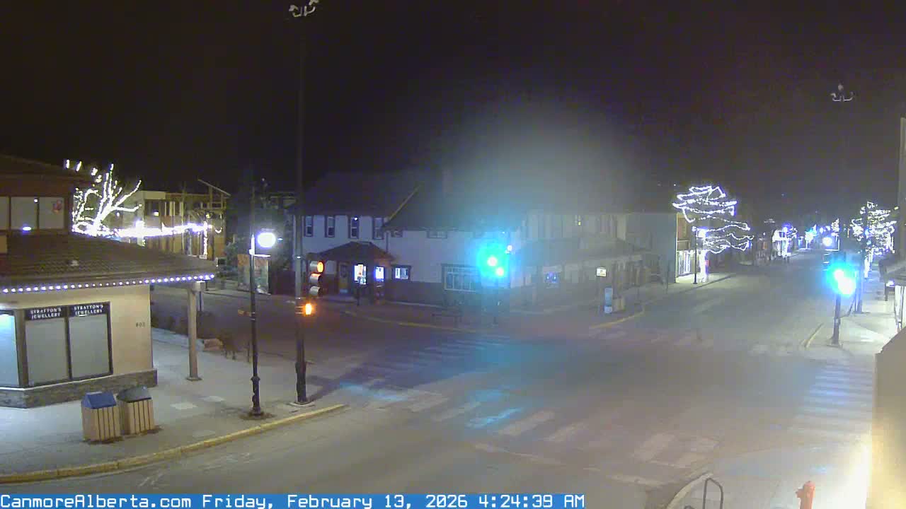 Canmore Downtown Live Cam -  Canmore, Alberta's Rockies, Alberta, Canada