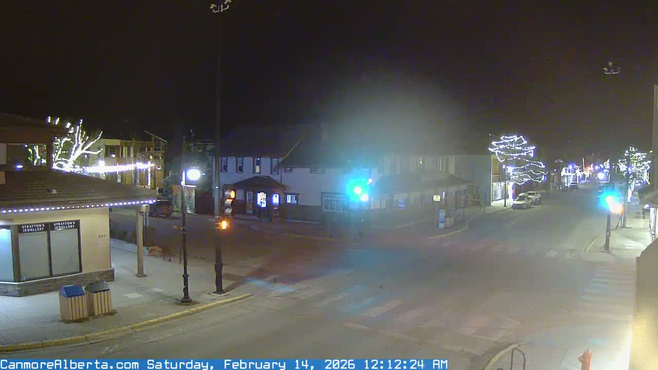 Canmore Downtown Live Cam -  Canmore, Alberta's Rockies, Alberta, Canada