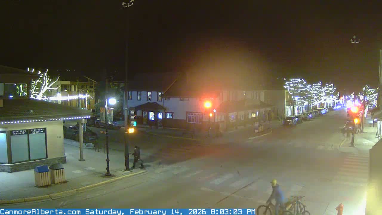 Canmore Downtown Live Cam -  Canmore, Alberta's Rockies, Alberta, Canada