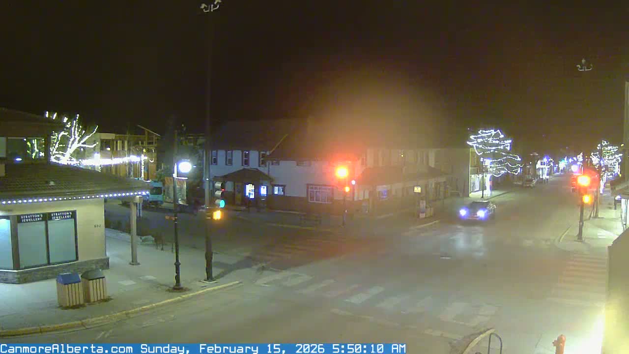 Canmore Downtown Live Cam -  Canmore, Alberta's Rockies, Alberta, Canada