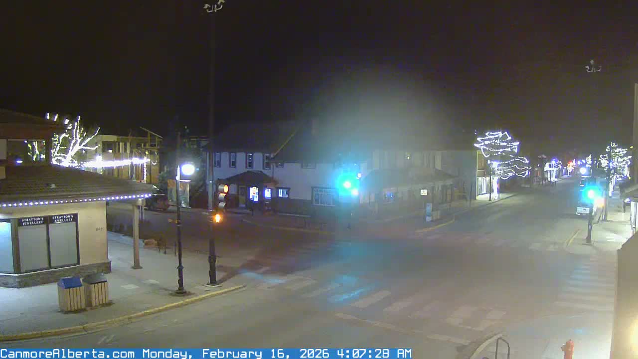 Canmore Downtown Live Cam -  Canmore, Alberta's Rockies, Alberta, Canada
