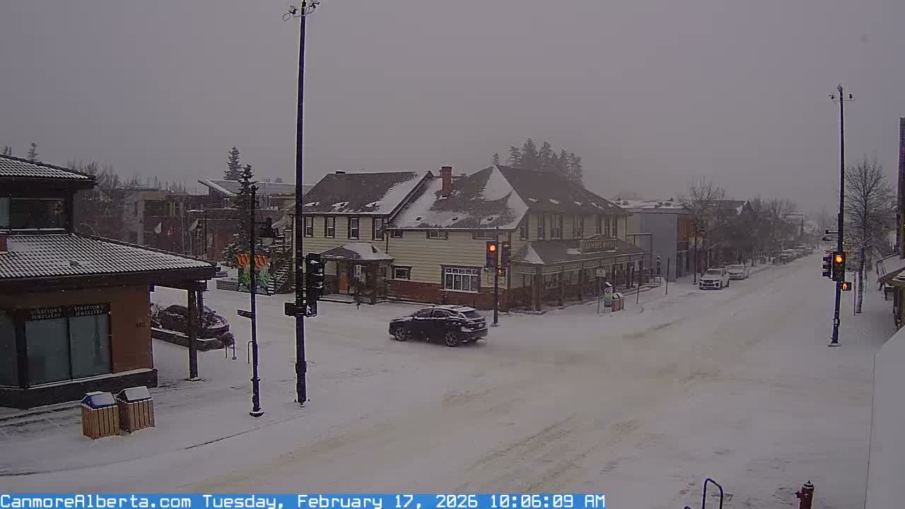 Canmore Downtown Live Cam -  Canmore, Alberta's Rockies, Alberta, Canada