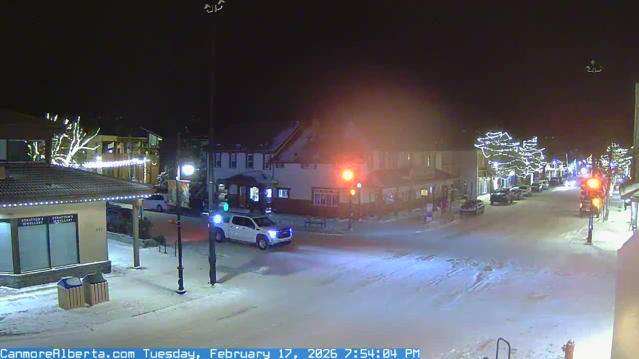 Canmore Downtown Live Cam -  Canmore, Alberta's Rockies, Alberta, Canada