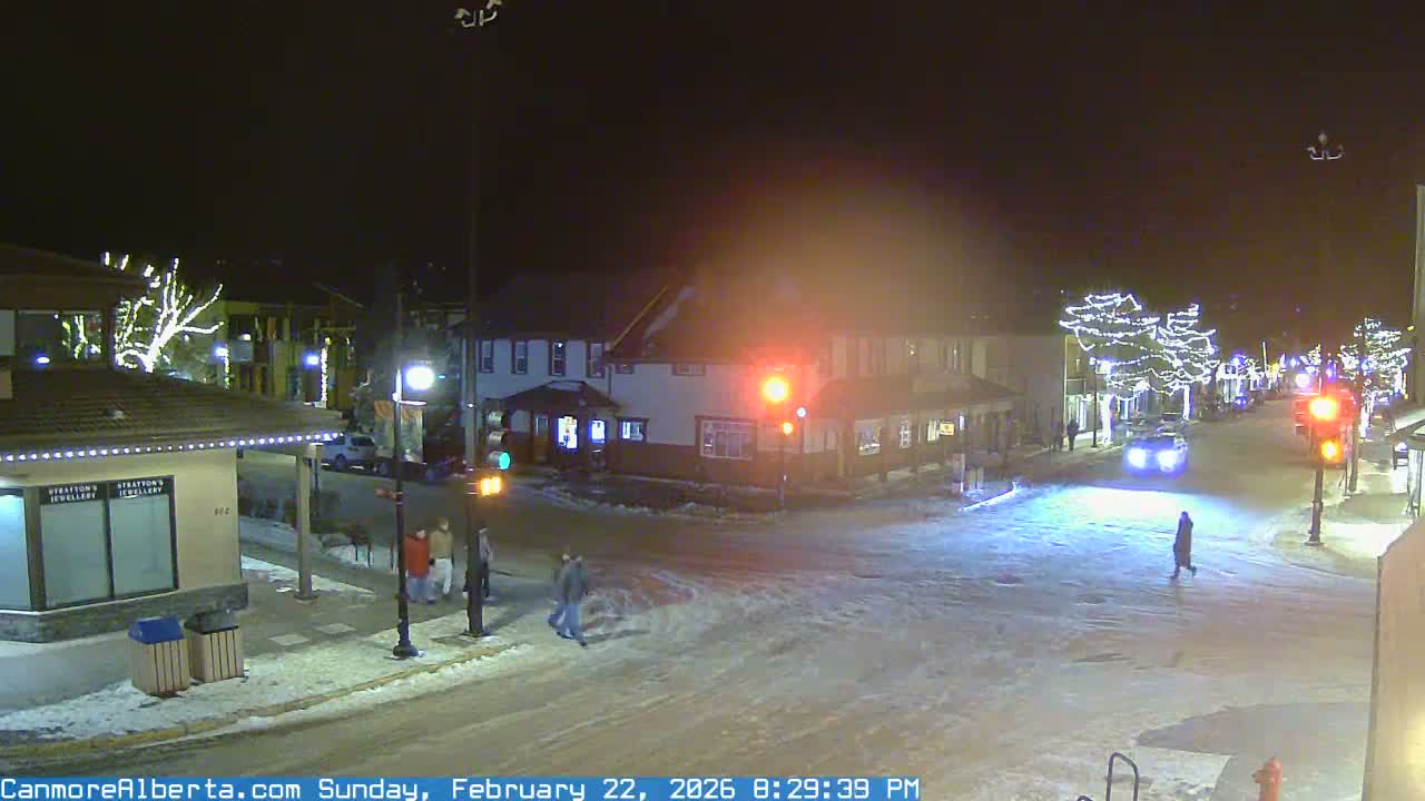 Canmore Downtown Live Cam -  Canmore, Alberta's Rockies, Alberta, Canada