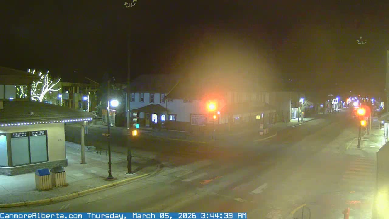 Canmore Downtown Live Cam -  Canmore, Alberta's Rockies, Alberta, Canada