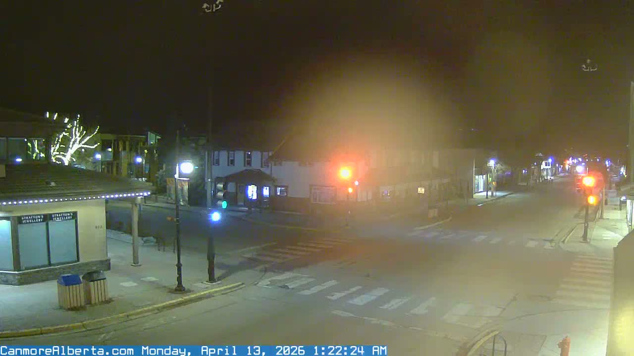 Canmore Downtown Live Cam -  Canmore, Alberta's Rockies, Alberta, Canada