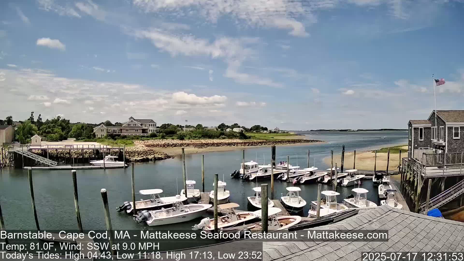 Cape Cod Live Cam - Barnstable, Massachusetts, USA