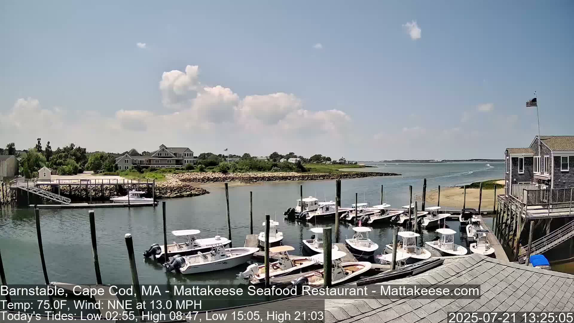 Cape Cod Live Cam - Barnstable, Massachusetts, USA