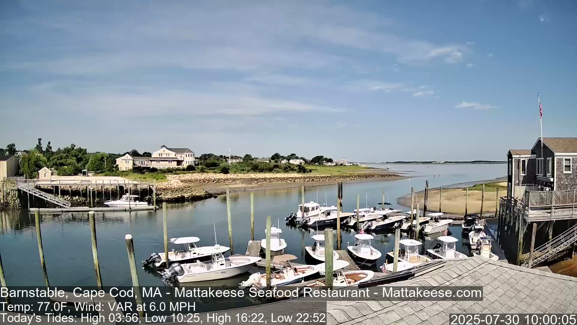 Cape Cod Live Cam - Barnstable, Massachusetts, USA