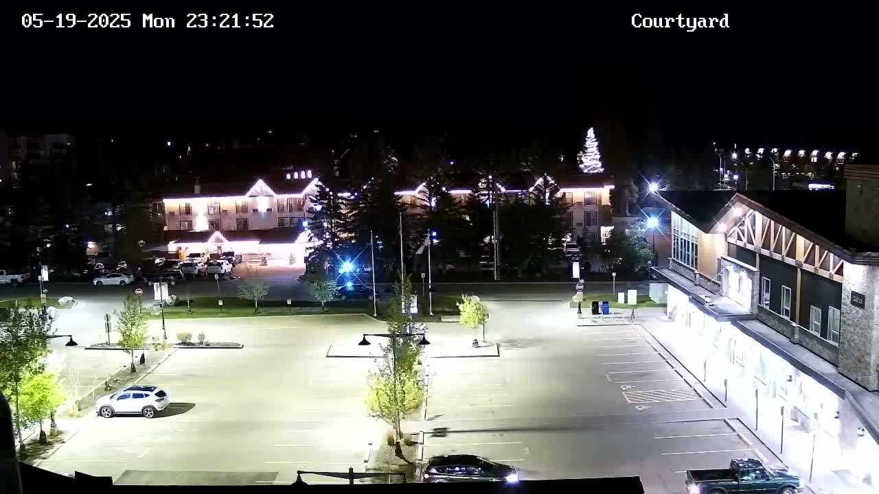 Canmore City Skyline & Alberta Rocky Mountains View Live Cam -  Canmore, Alberta's Rockies, Alberta, Canada