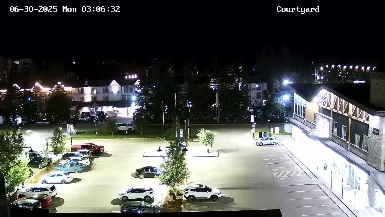 Canmore City Skyline & Alberta Rocky Mountains View Live Cam -  Canmore, Alberta's Rockies, Alberta, Canada