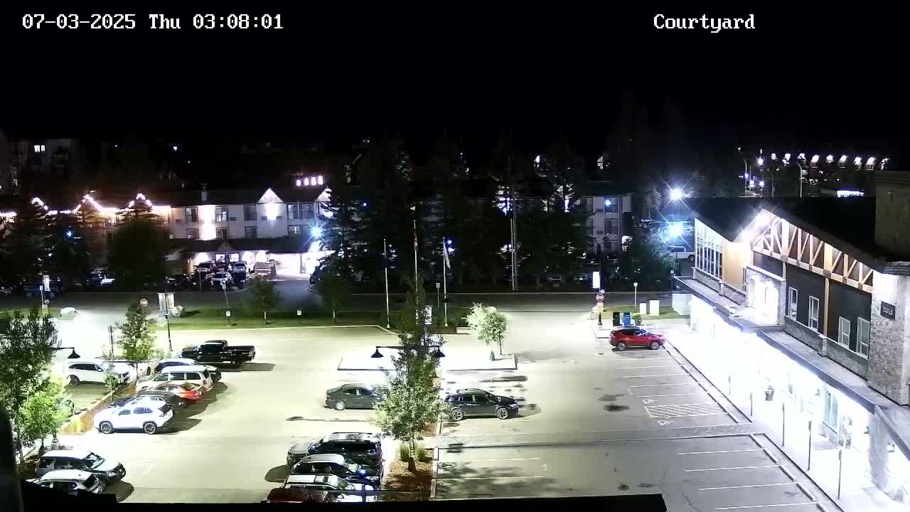 Canmore City Skyline & Alberta Rocky Mountains View Live Cam -  Canmore, Alberta's Rockies, Alberta, Canada