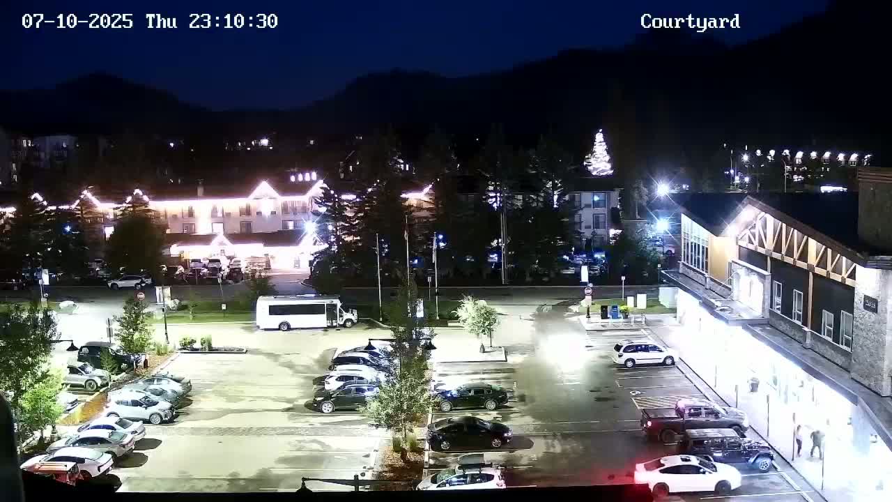 Canmore City Skyline & Alberta Rocky Mountains View Live Cam -  Canmore, Alberta's Rockies, Alberta, Canada
