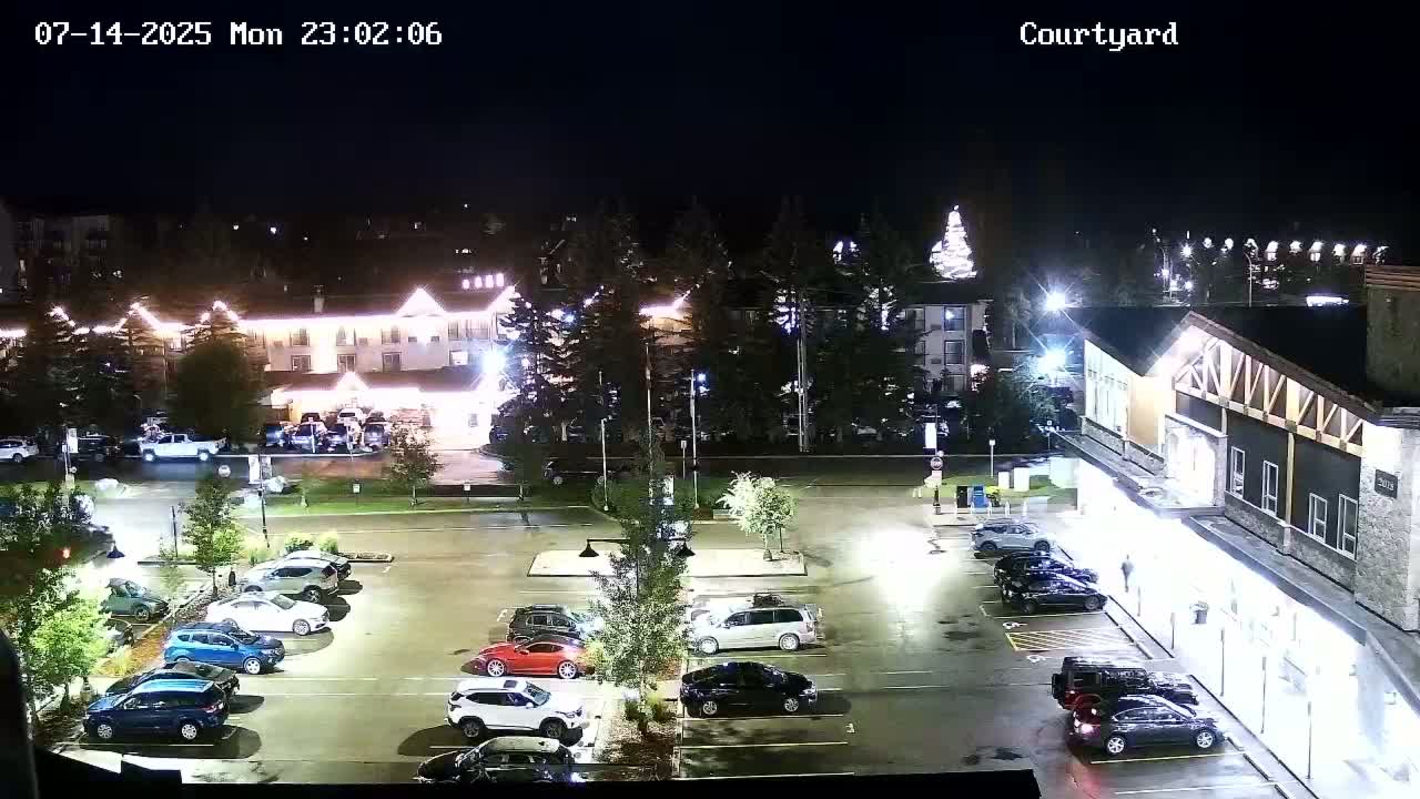 Canmore City Skyline & Alberta Rocky Mountains View Live Cam -  Canmore, Alberta's Rockies, Alberta, Canada