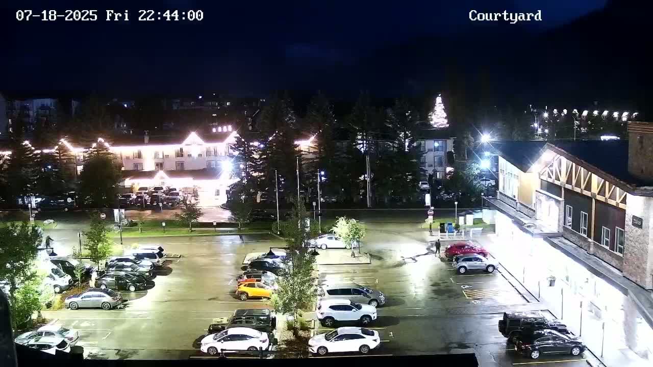 Canmore City Skyline & Alberta Rocky Mountains View Live Cam -  Canmore, Alberta's Rockies, Alberta, Canada