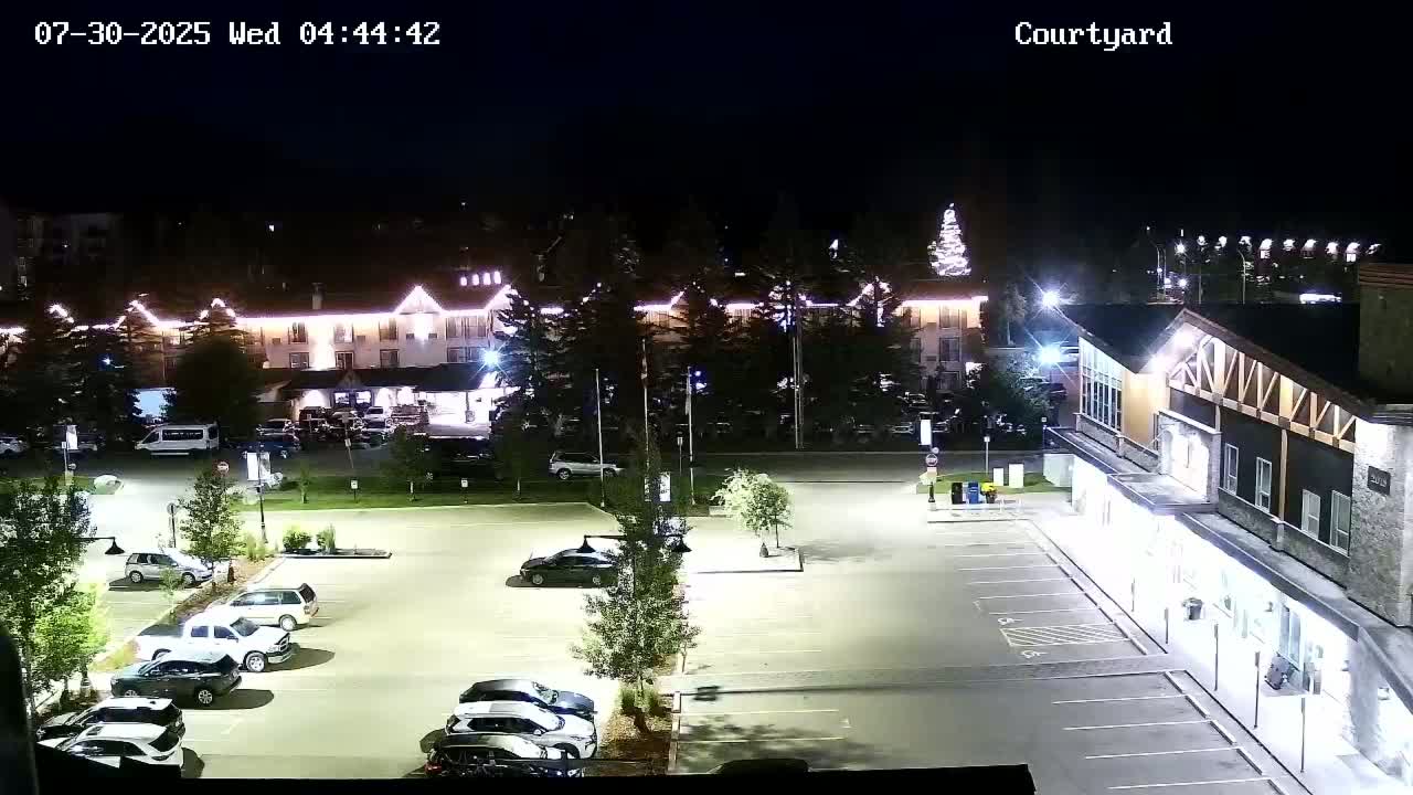 Canmore City Skyline & Alberta Rocky Mountains View Live Cam -  Canmore, Alberta's Rockies, Alberta, Canada