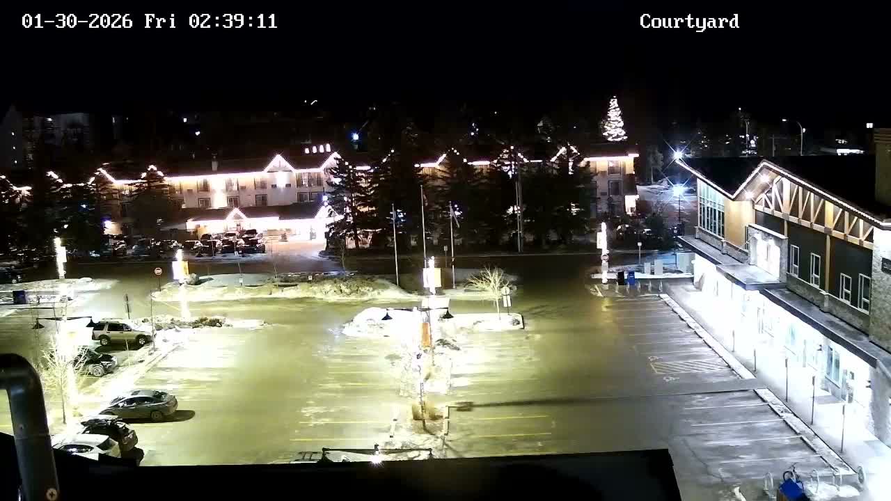 Canmore City Skyline & Alberta Rocky Mountains View Live Cam -  Canmore, Alberta's Rockies, Alberta, Canada