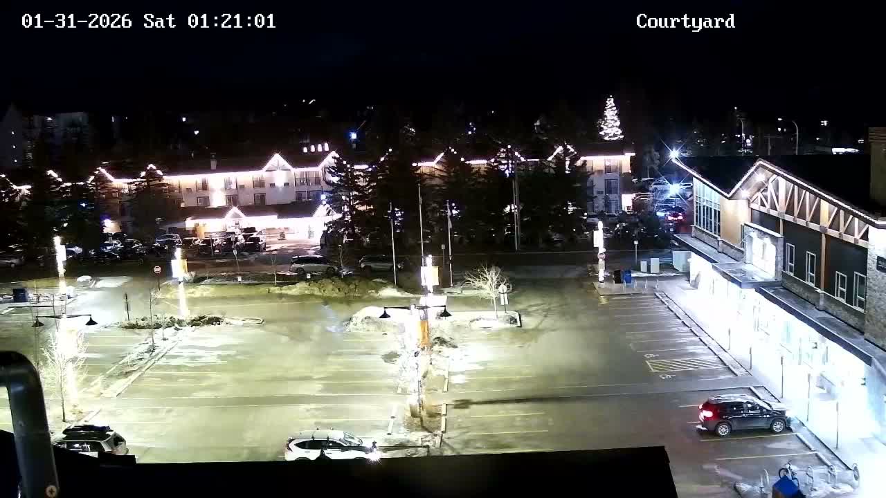 Canmore City Skyline & Alberta Rocky Mountains View Live Cam -  Canmore, Alberta's Rockies, Alberta, Canada