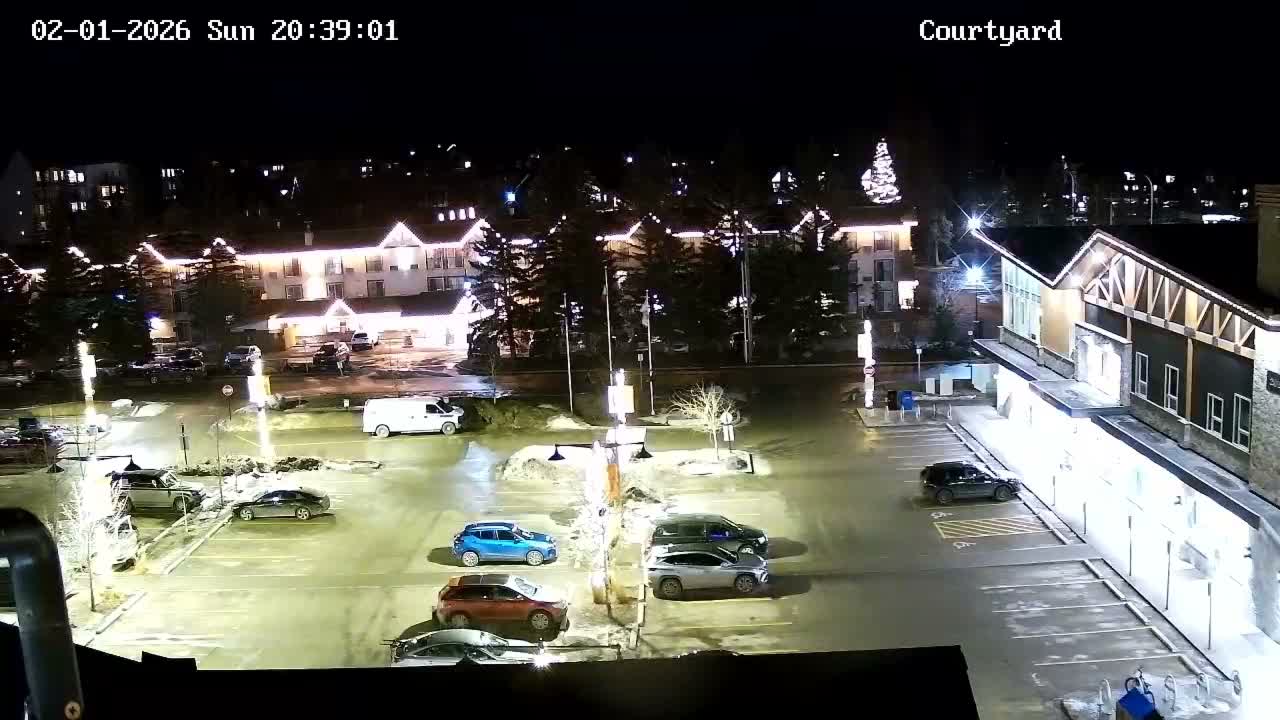 Canmore City Skyline & Alberta Rocky Mountains View Live Cam -  Canmore, Alberta's Rockies, Alberta, Canada