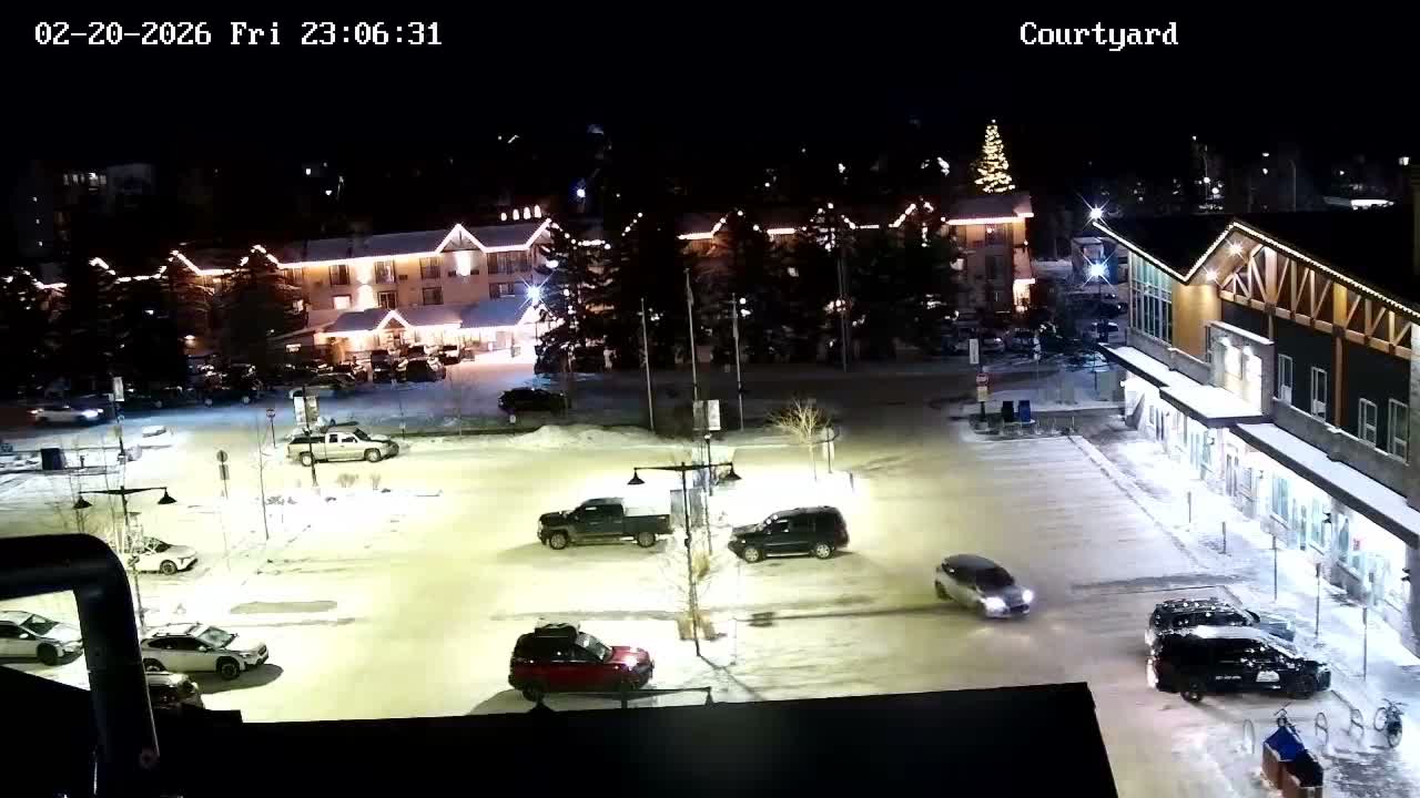 Canmore City Skyline & Alberta Rocky Mountains View Live Cam -  Canmore, Alberta's Rockies, Alberta, Canada