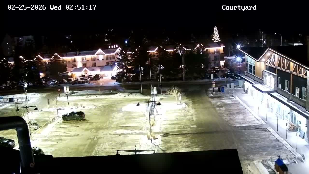 Canmore City Skyline & Alberta Rocky Mountains View Live Cam -  Canmore, Alberta's Rockies, Alberta, Canada
