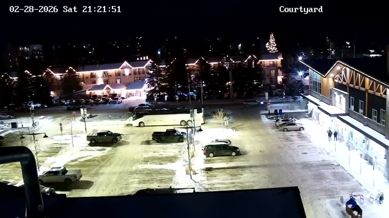Canmore City Skyline & Alberta Rocky Mountains View Live Cam -  Canmore, Alberta's Rockies, Alberta, Canada
