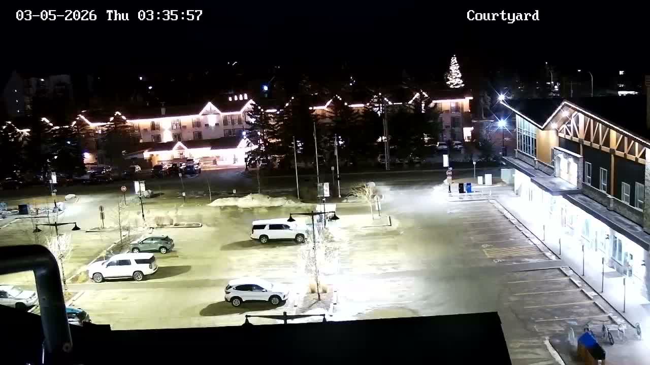 Canmore City Skyline & Alberta Rocky Mountains View Live Cam -  Canmore, Alberta's Rockies, Alberta, Canada