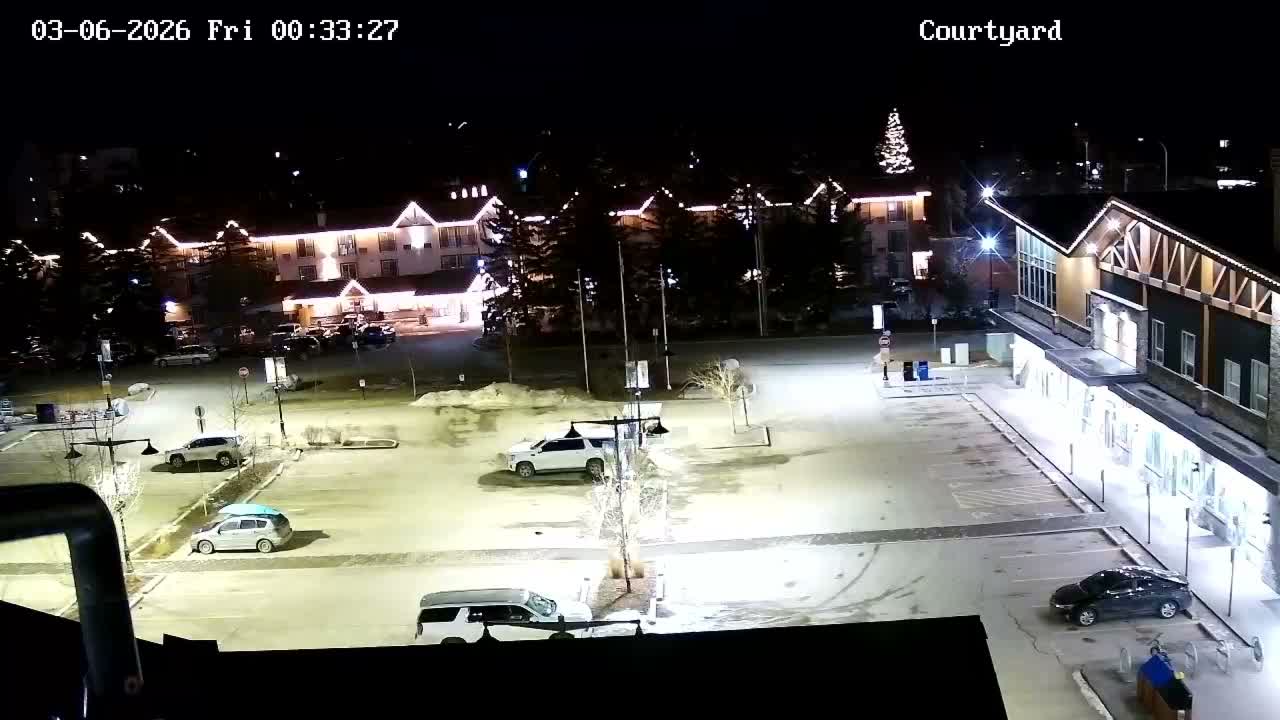 Canmore City Skyline & Alberta Rocky Mountains View Live Cam -  Canmore, Alberta's Rockies, Alberta, Canada