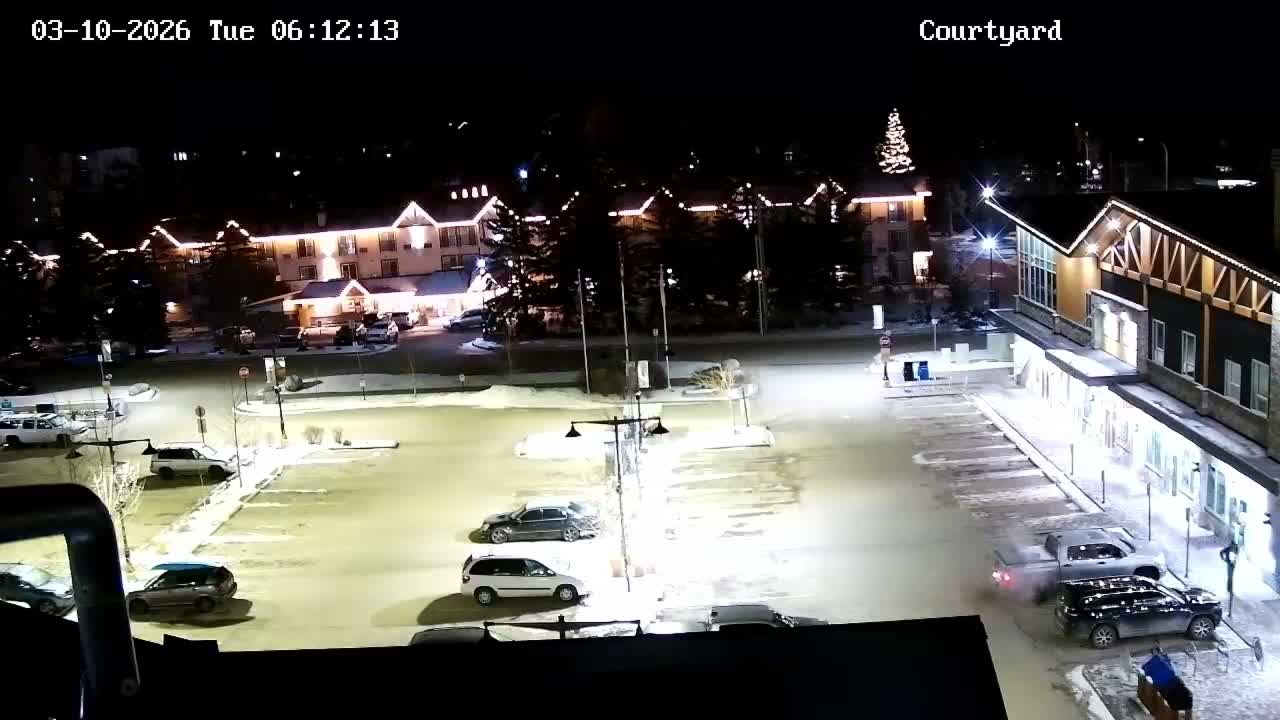 Canmore City Skyline & Alberta Rocky Mountains View Live Cam -  Canmore, Alberta's Rockies, Alberta, Canada