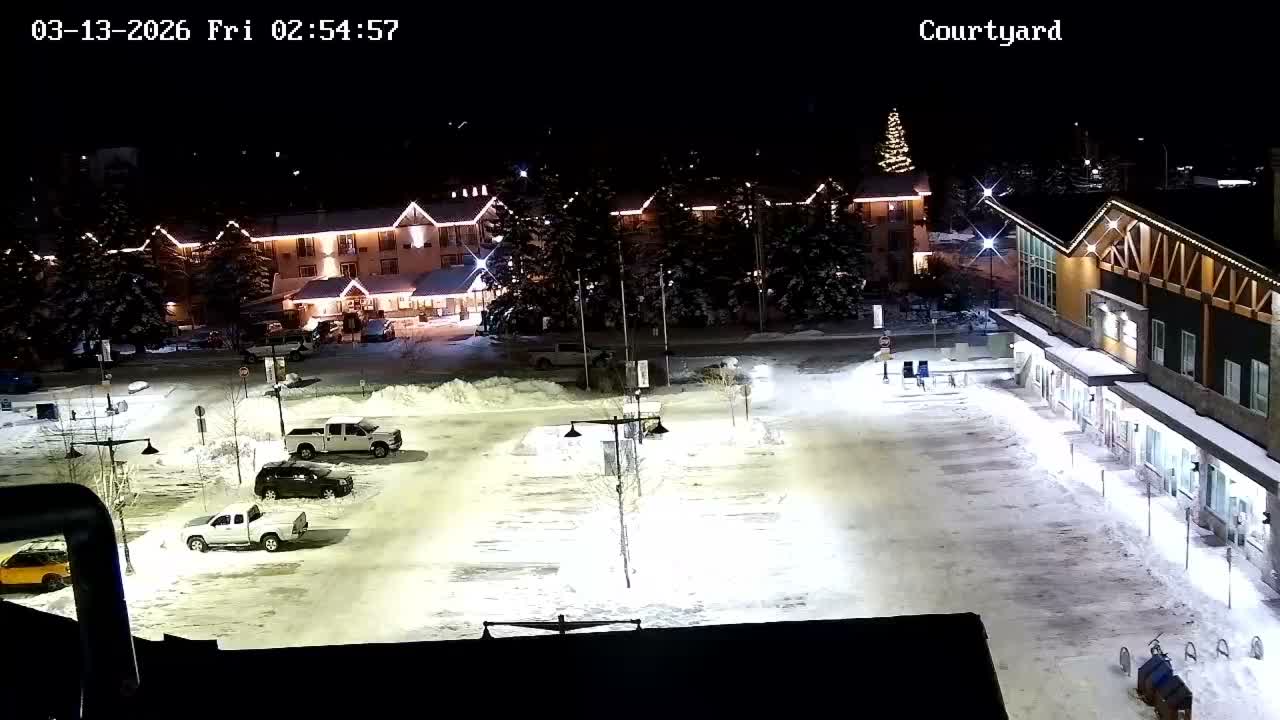 Canmore City Skyline & Alberta Rocky Mountains View Live Cam -  Canmore, Alberta's Rockies, Alberta, Canada