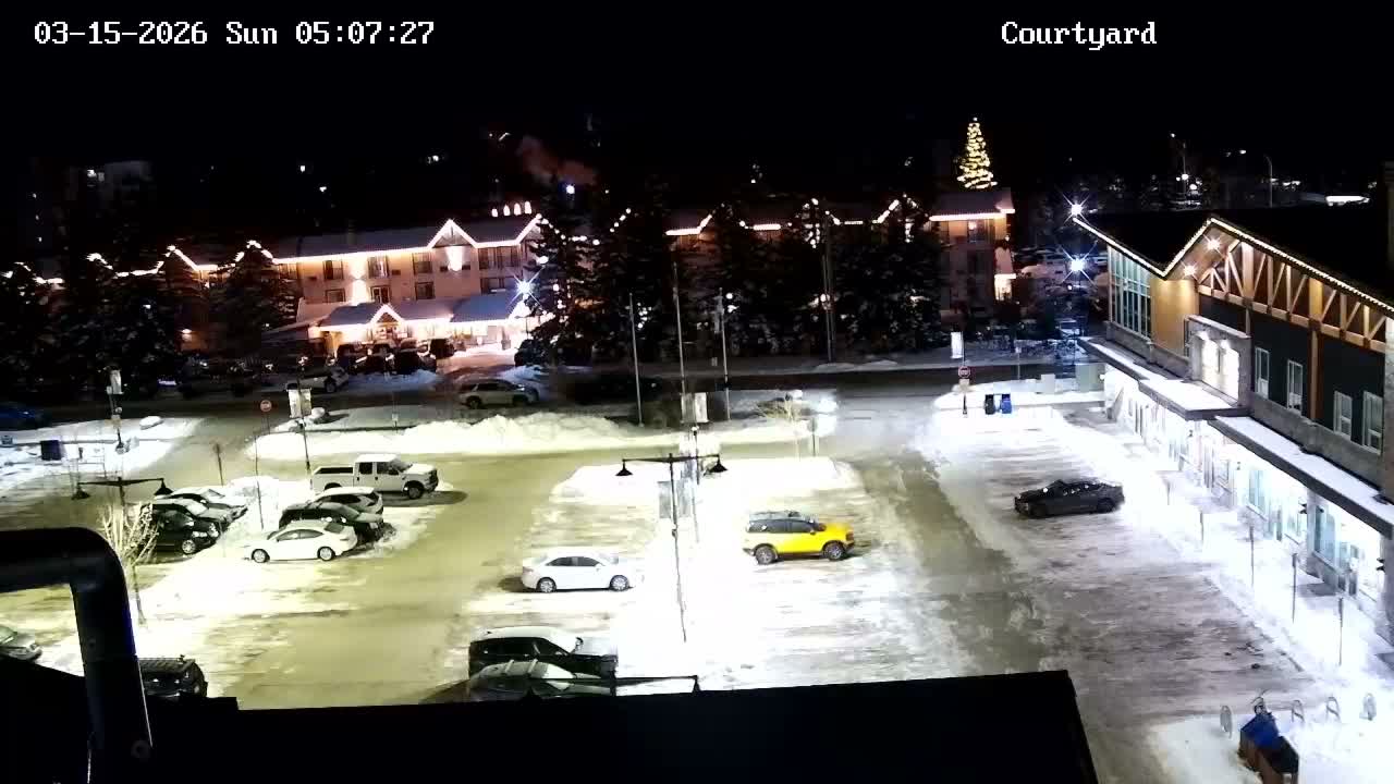 Canmore City Skyline & Alberta Rocky Mountains View Live Cam -  Canmore, Alberta's Rockies, Alberta, Canada