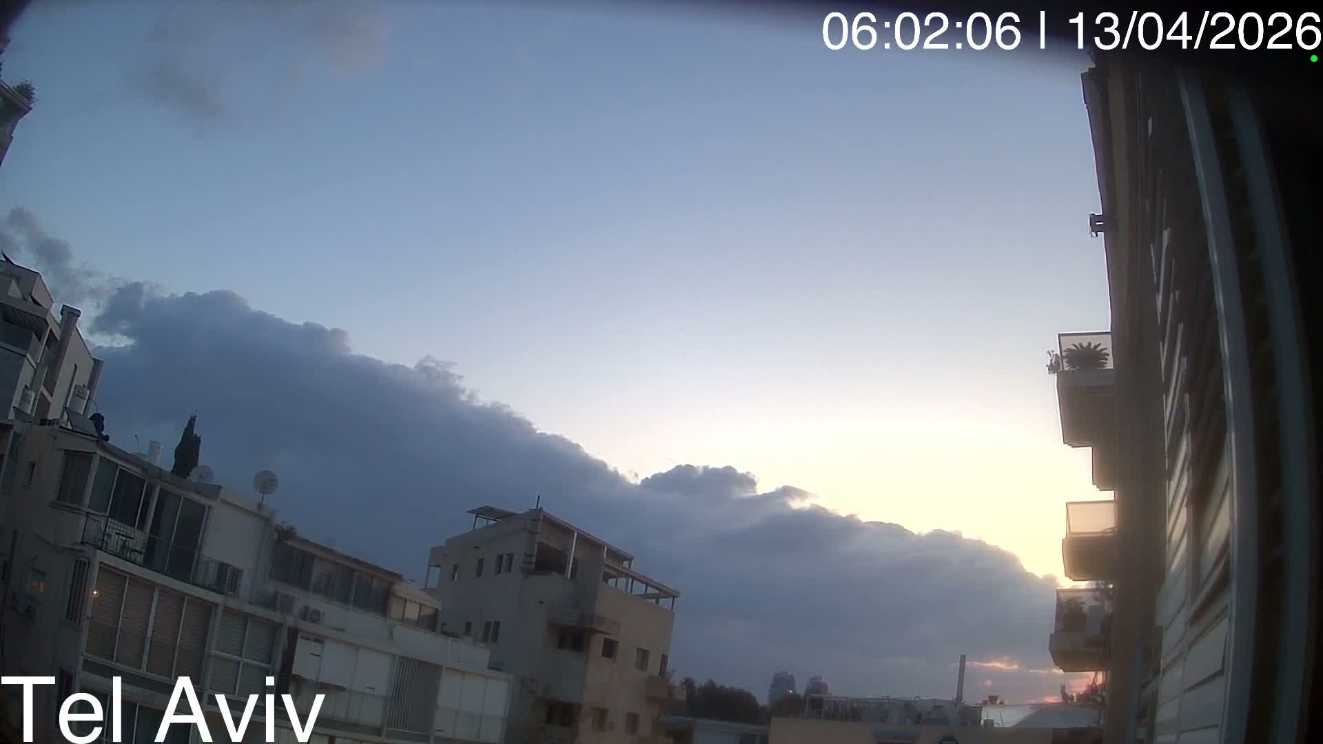 Tel Aviv- Yafo ( תל אביב-יפו, רחוב ירמיהו, תצפית טילים מתל אביב ) Yirmeyahu Street, Sky Observation from Tel Aviv - Old North , Tel Aviv, Israel