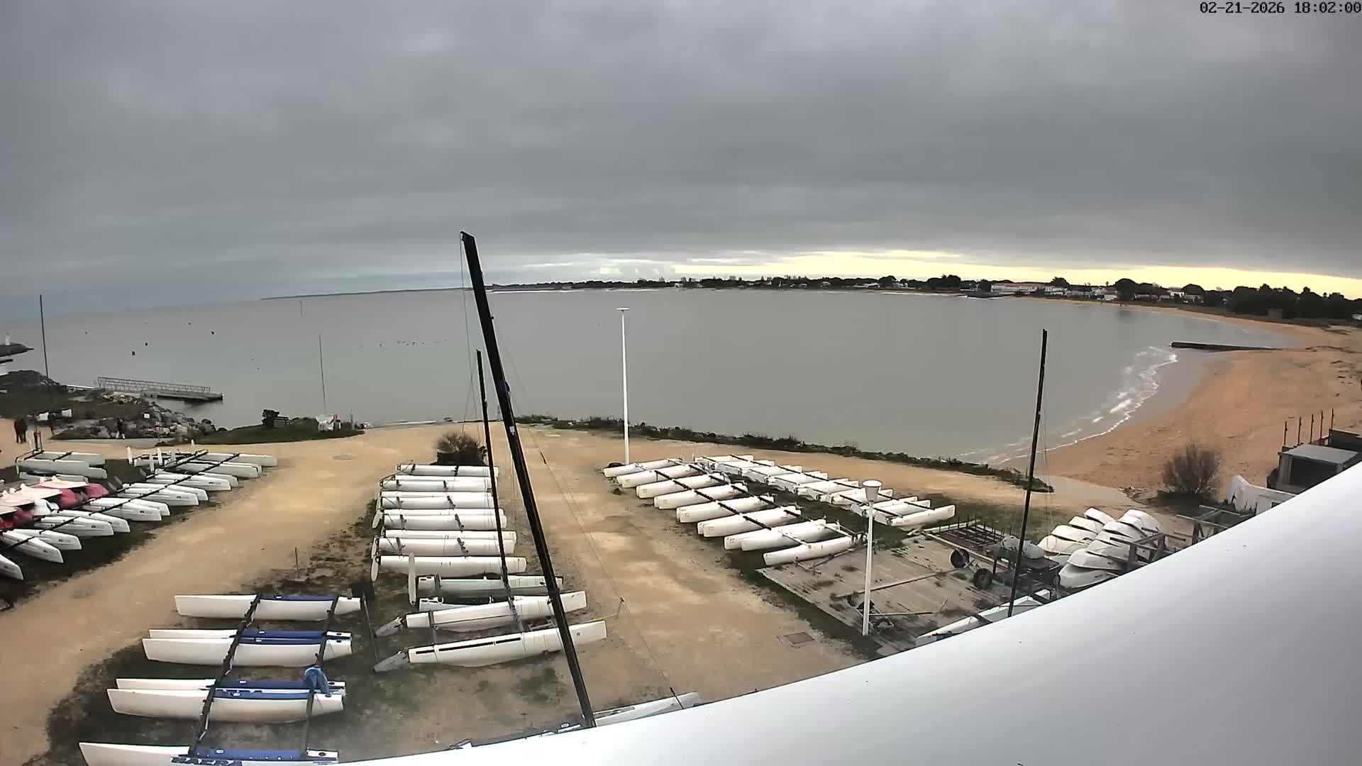 Saint-Denis-d'Oleron Yatch Club Live Cam - Rochefort, Charente-Maritime, Nouvelle-Aquitaine, France 
