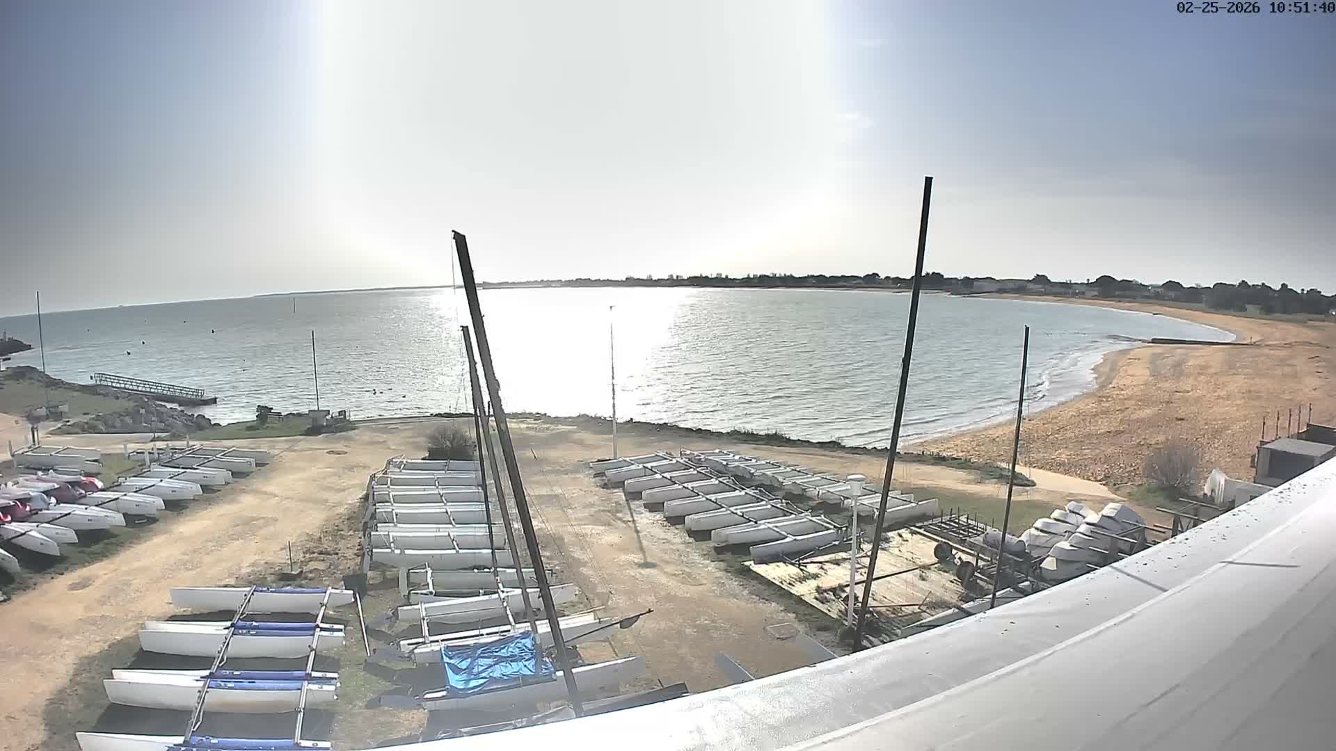 Saint-Denis-d'Oleron Yatch Club Live Cam - Rochefort, Charente-Maritime, Nouvelle-Aquitaine, France 