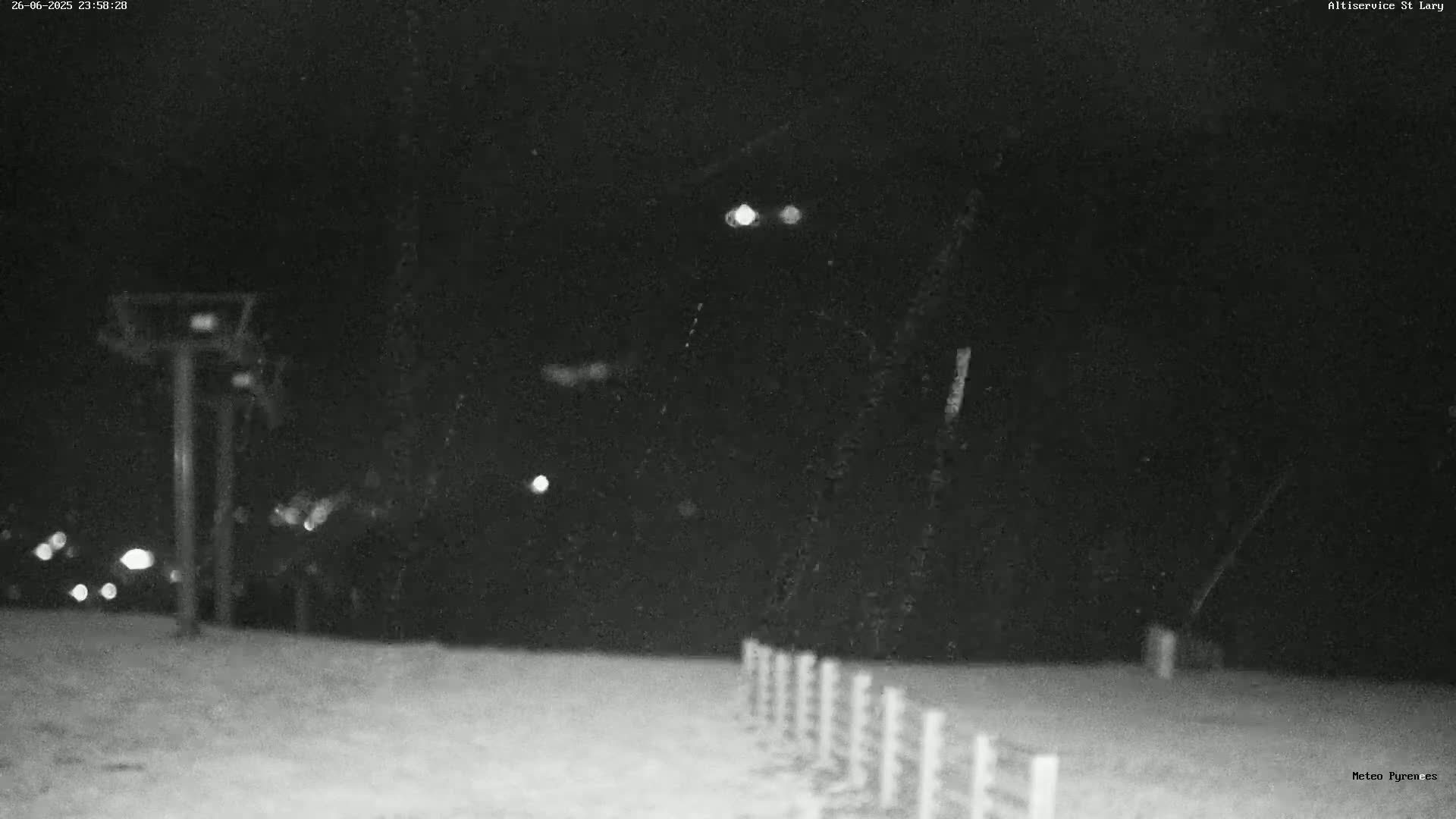 Saint-Lary-Soulan Village Skyline & Pla d'Adet Ski Slopes Live Cam - Bagnères-de-Bigorre, Hautes-Pyrénées, Occitanie, France