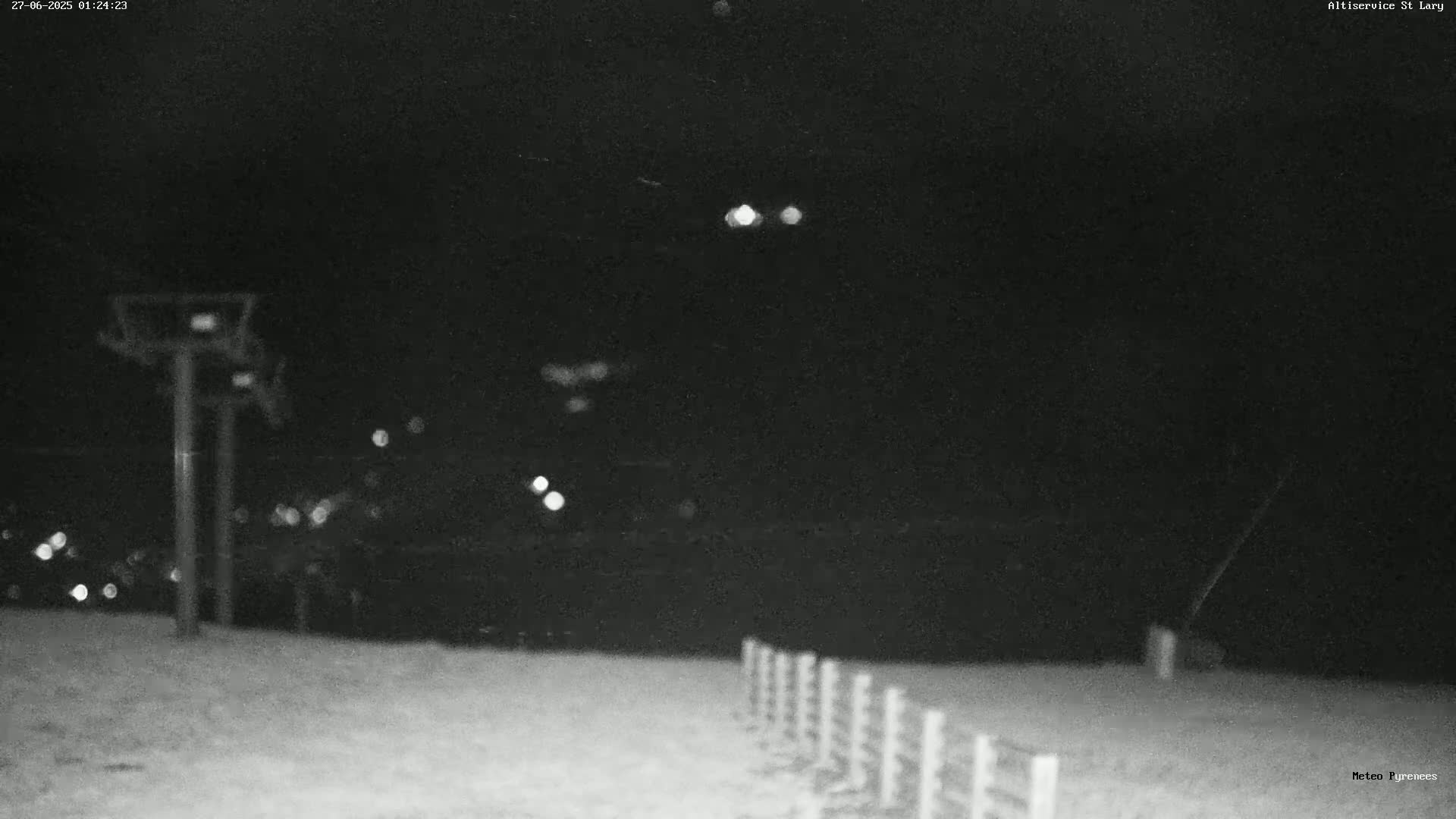 Saint-Lary-Soulan Village Skyline & Pla d'Adet Ski Slopes Live Cam - Bagnères-de-Bigorre, Hautes-Pyrénées, Occitanie, France